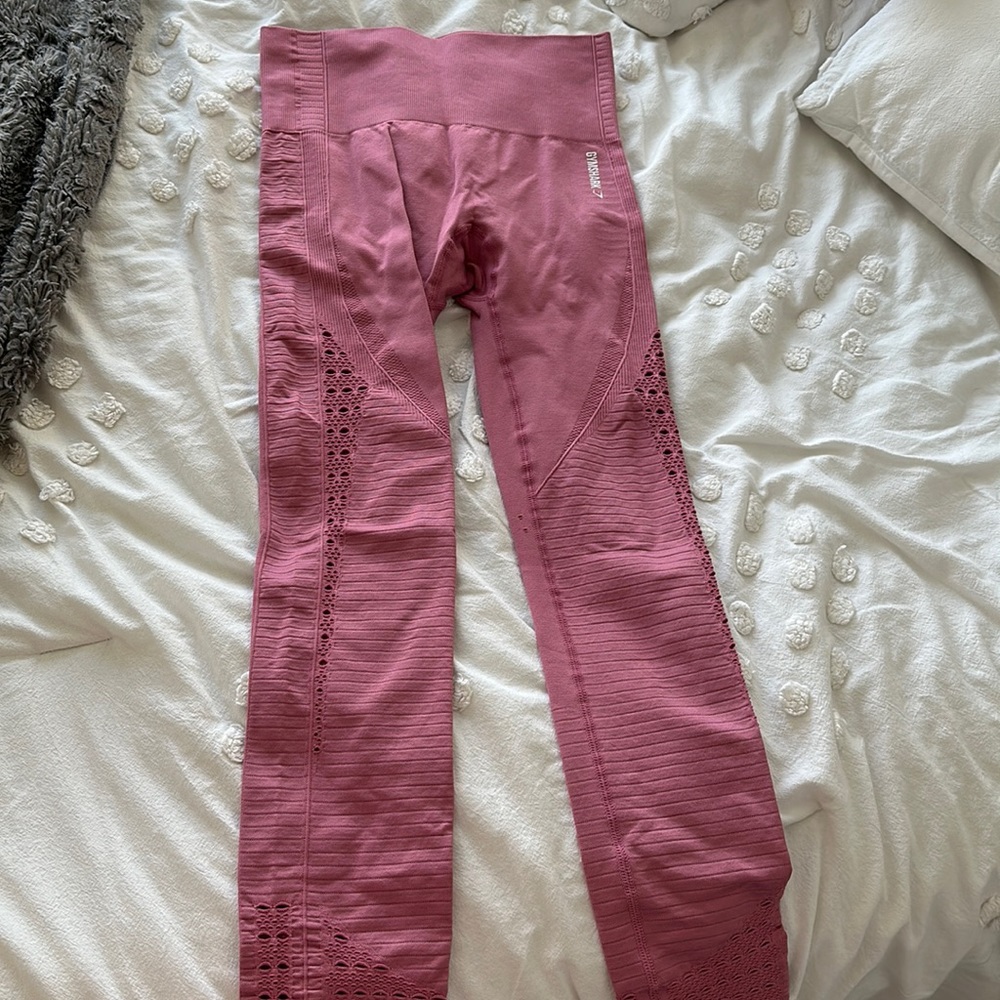 Gymshark training pink leggings Like NEW!